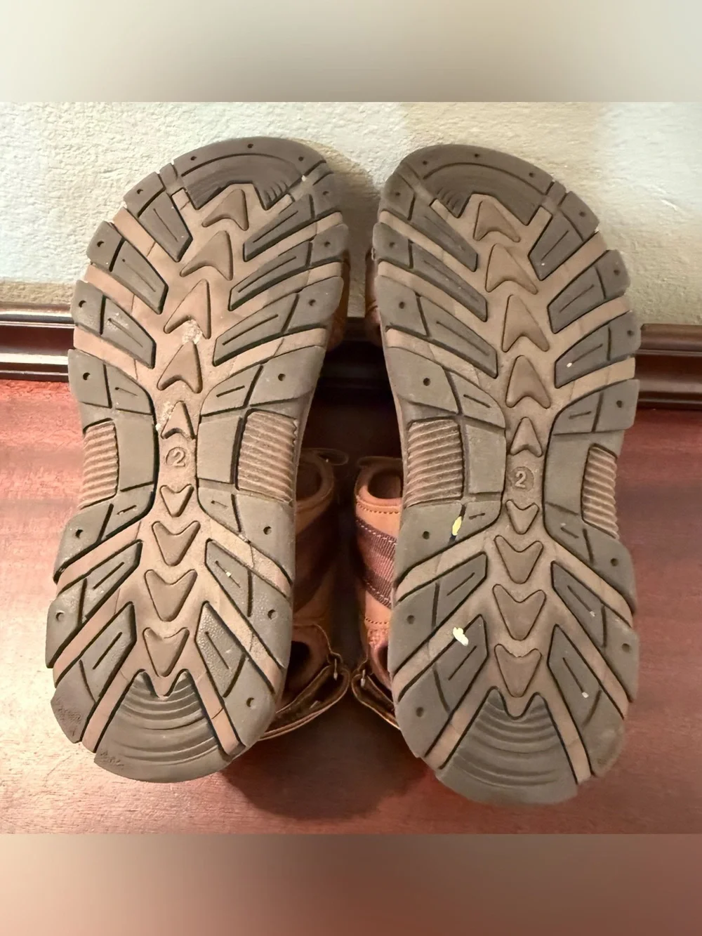 Rockport Kids Brown Adjustable Strap Sandals